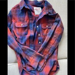 Red/Navy Flannel